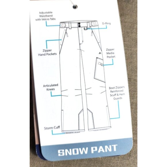 Tec-One Explorer 4XL Cashew Core Ski & Snowboarding Pants – Water Resistant - Picture 4 of 16